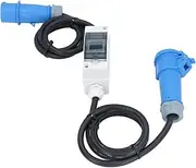 Portable Wattmeter, Energy Consumption Tracker, Power Meter with High Performance Cable, for RV Electric Car Use