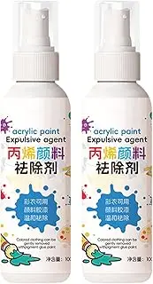 Stain Treater Spray | Set Of 2 Stain Remover | Clothes Dirt Removal Spray | Multi Purpose Cleaner No Dry Cleaning Food | Remover For Kitchen Restaurant Leather Bathroom Camping