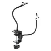 Soldering Helping Hands,Third Hand Tool with Arms & 2 Alligator Clip,Black,10"