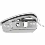 14K White Yellow Gold Fold Over Clasp Bracelet Chain Replacement w Safety Lock