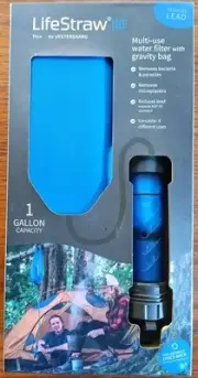 Lifestraw Flex Water Filter with 1 Gallon Gravity Bag