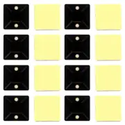 100 Pcs Suction Cup Tie Holder Self Adhesive Cable Mounts Wire Tidy