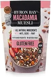 Byron Bay Organic Fruit and Nut Macadamia Muesli, 350g