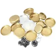 Aeroflow Sb Chrysler Welsh Plug Kit 273 360 340 Brass Small Block - AF3000-1011