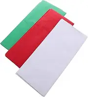 BUTIFULSIC 30pcs Christmas Colored Tissue Paper Florist Wrapper Packing Paper Handmade Flower Wrapping Paper Christmas Wrapping Paper Child Origami Paper Material