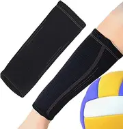 [Generic] Arm Sleeves Volleyball - 1 Pair Volleyball Passing Compression Arm Pads - Breathable Training Wrist Guards Elbow Protector Compression Sports Accessories for Kids Adults Youth