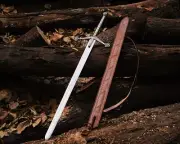 Scottish Claymore Sword, Handmade Medieval Battle Ready Viking Sharp Edge Gift