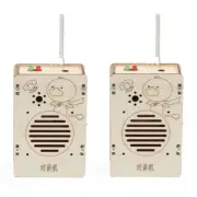 2Pcs DIY Walkie-Talkie Model Science Toys Kids Experimental Tool Kit2250