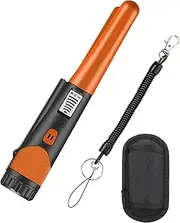 Hand Metal Detector, High Sensitivity Metal Detector with LCD Display&Belt Holster,360°Scanning,All Metal Finder Locating Gold Coin Silver Jewelry Waterproof