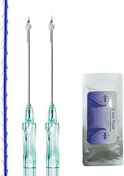 Pdo Thread (Cog 4-1 Sharp 21G 90MM) For Face/Cog Thread Whole Body Lift/Double Side Bidirectional Barbed Thread Sharp (20pieces)…
