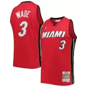 Mitchell & Ness Dwyane Wade 2005-06 Miami Heat #3 NBA Red Swingman Jersey Size M