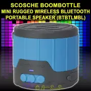 SCOSCHE BOOMBOTTLE MINI RUGGED WIRELESS BLUETOOTH PORTABLE SPEAKER (BTBTLMBL)