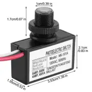 120VAC Light Sensor Control Automatic On Off Photoelectric Switch