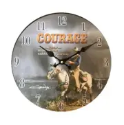 Wall Clock John Wayne "Courage" 12" Wall Clock NP