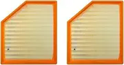 Car Air Filter Fit for Volvo S80 2006-2020 V60 2012-2015 V70 2007-2015 XC60 2008-2013 XC70 2007-2015 T6 3.0L 3.2L Filter OEM30745344 Car Cabin Filter(2 Pcs Air Filter)