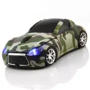 FIRSTMEMORY Wireless Car Mouse 2.4GHz Sport Race Car Shape Mouse Optical Mous