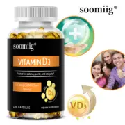 Vitamin D3 Capsules - Maintain Healthy Bones, Bone Growth, And Immune System