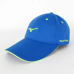 Mizuno Cap [J2TW100127P] 棒球帽 運動 路跑 遮陽 輕量 透氣 舒適 服貼 可調整 藍綠