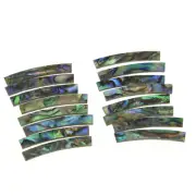 KAISH Guitar Rosette Paua Abalone Shell Curved Sound Hole Inlay Strips 110*3mm