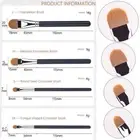 Flat Round Ultra-thin Foundation Concealer Makeup Brush Contour Make-up Tool S❤S