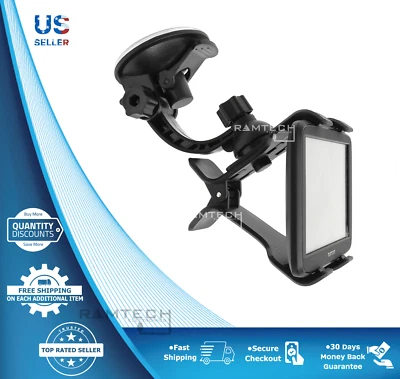 Car Windshield Suction Mount Clip Holder For Garmin Nuvi 860 888 885T GPS (WMDC)