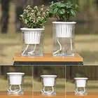 Self watering Plant Pot Outdoor Garden Home Tabletop Display Container