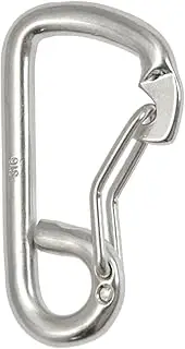 Stainless Steel Carabiner Clip - Snap Link, Safety Fastener Hook | Durable Steel Connector Rings, Rust Resistant Locking Clips, Secure Fixing of
