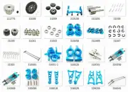 For rc car 1/10 Himoto E10MTL E10MT E10BP aluminum alloy Metal Upgrade Part Blue