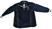 New Canterbury Of New Zealand Quarter Zip Men’s Sweater L Fleece Yacht Club VTG