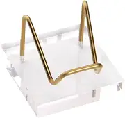 Desktop Metal Arm Stand - Photo Stands | Small Easel Stands, Metal Easel Stand With Acrylic Base, Adjustable Metal Arms Display, Rock Display Stand Crystal Display Stand, Small Easel Stand