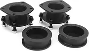 Brilluxa Lift Leveling Kit, Suspension Spacer Kit, Compatible with Jeep Commander XK 2WD 4WD 2006–2010, 3in Front 2in Rear Lift Kit, Carbon Steel Suspension Lift Set