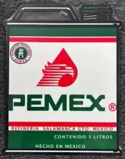 PEMEX Petroleous Can Laser Cut Metal Sign