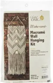 Macrame Wall Hanger Kit-Chevrons & Tassels