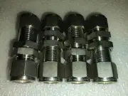 Qty 4 Swagelok 316SS Bulkhead Union 1/2" Tube, SS-810-61 NEW
