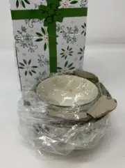 Temptations by Tara Old World Floral Lace Green 3Pc. Nesting Prep Bowl Set Small
