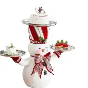 NNEOBA Snowman Rack Double Layer Dessert Tray