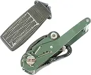 COHEALI Green Ratchet Tie Down Straps Strong Cargo Straps Hooks for Truck Car Motorcycle Random