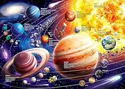 Solar System Space Kids Puzzles - 100 Piece - Floor Jigsaw Puzzles for Kids Ages 4-8, 3-5, 6-8, 8-10 Boys Girls - Science Educational Toys for Kids 5-7 Planets for Kids Solar System Toys