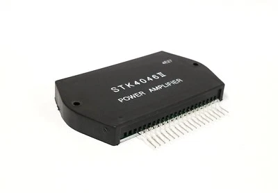 2 Pieces | STK4046II + Heat Sink Compound Integrated IC Stereo Power Amplifier