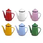 Enamel Coffee Pot Durable 1.1L Coffee Kettle for Kitchen Restaurant Coffee