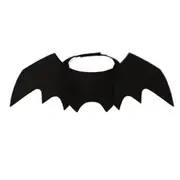 2PC PC60021 Pet Dog Costumes Bat Wings Vampire Fancy Dress Up Halloween Pet Dog Cat Costume(Black)