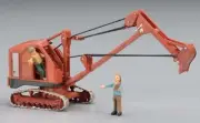 NEW Woodland HO Train Scenery Backhoe AutoScene AS5566