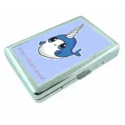 Narwhals D4 Silver Metal Cigarette Case RFID Protection Wallet