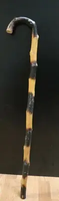 Light wight and Strong Natural Real Rattan Wooden Walking Cane 35” Long