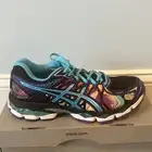 ASICS GEL NIMBUS 16 SZ 8.5 WOMENS EUR 40 CM 25.5 KAYANO DS TRAINER USA BLACK