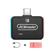 V5 RCM Loader Auto Clip Jig Tool for Switch NS Console with USB Cable Built in Program Black