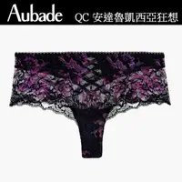 在飛比找momo購物網優惠-【Aubade】黎明之愛蕾絲平口褲-QA(黑)