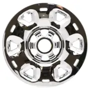 Coast to Coast 17" Snap-On Wheel Skins Fits 2016-2024 Nissan Titan XD (Chrome)