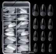 Gel Nail Kit Easy Nail Extension Set with Soft Gelly Gel Nail Tips 240 Pcs Short