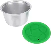 Reusable Capsules, Reusable Coffee Capsule Stainless Steel Refillable Coffee Pods with Filter Multifunction Precise Filtration Stainless Steel Refillable Coffee Capsule Pod